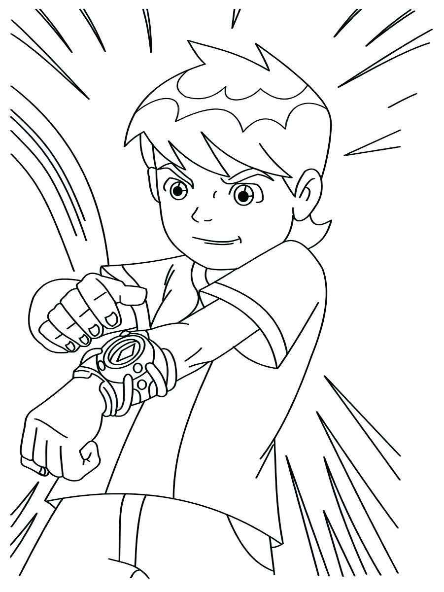 Printable Ben 10 coloring page 7