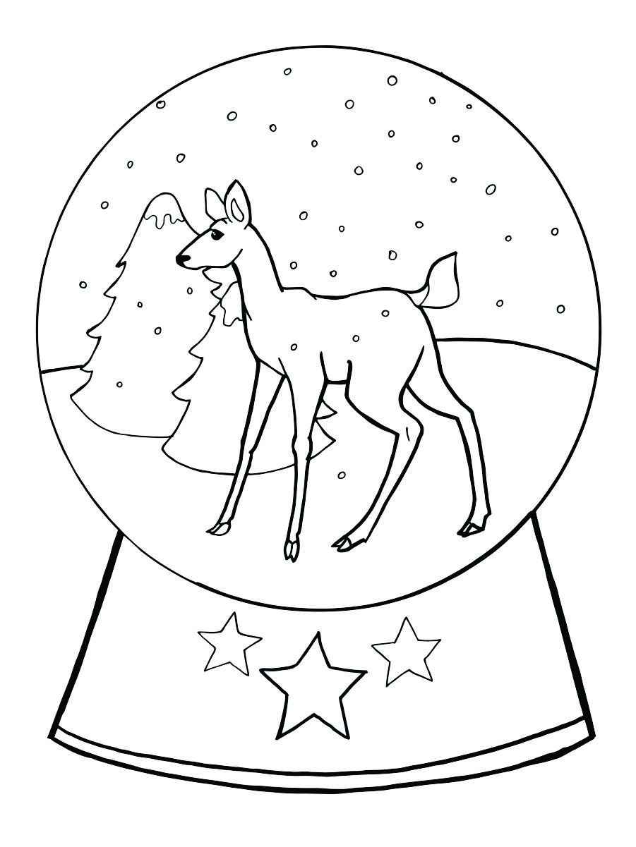 Christmas coloring page.