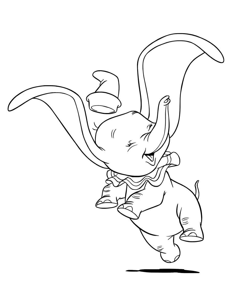 Printable elephant coloring page number 57