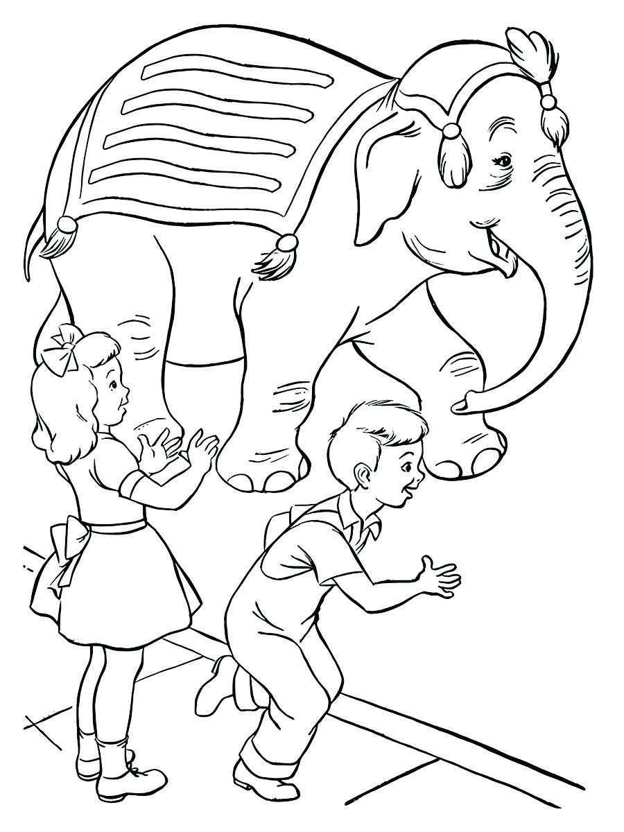 Printable elephant coloring page number 81