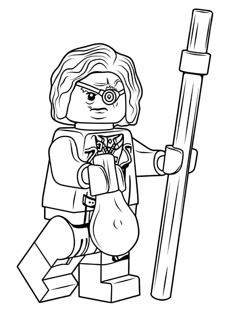 Lego Harry Potter coloring page