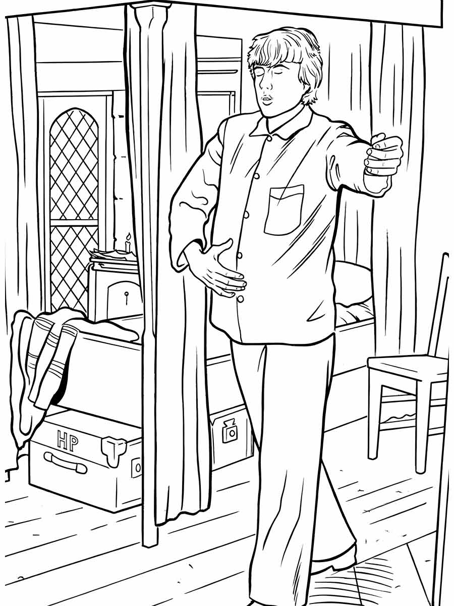 Harry Potter coloring page for kids