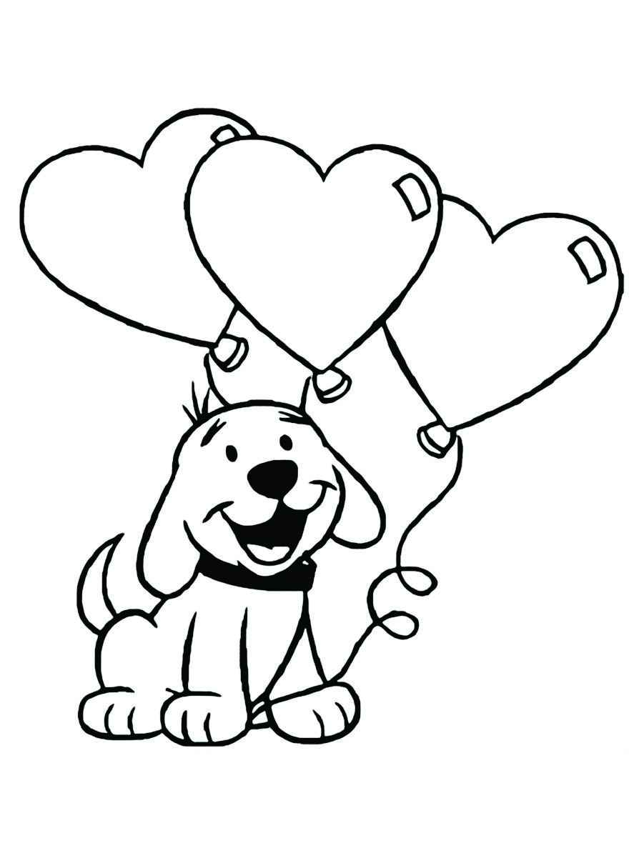 Printable heart coloring page 3