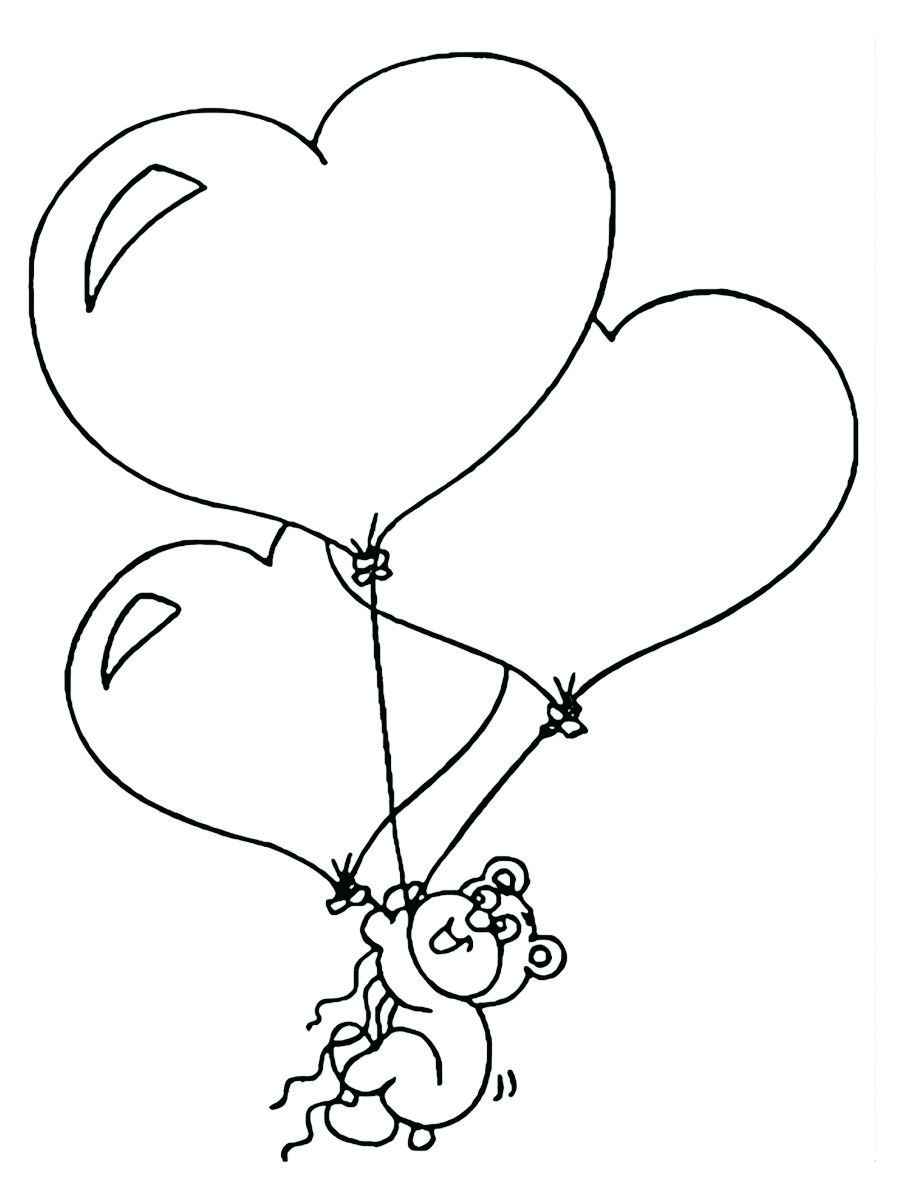 Printable heart coloring page to paint