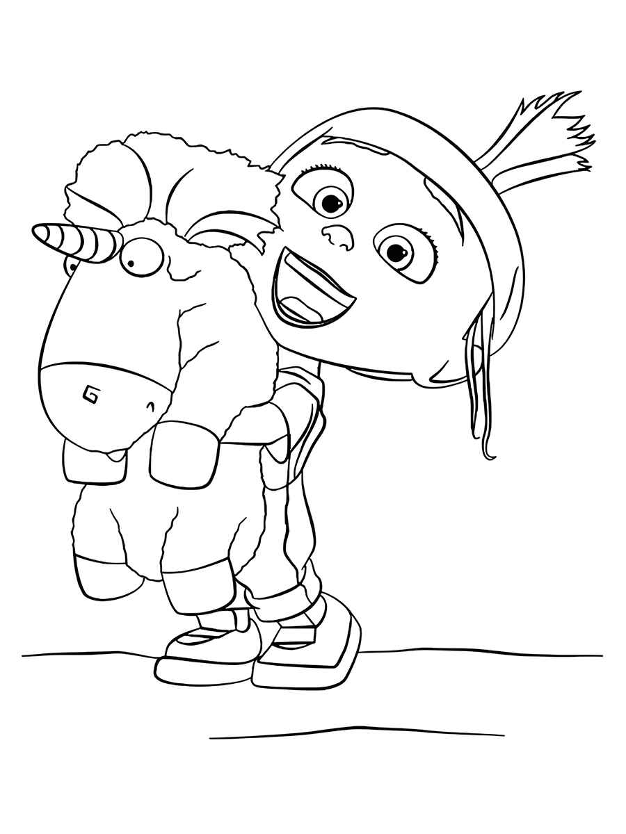 Printable Minions coloring page 80.