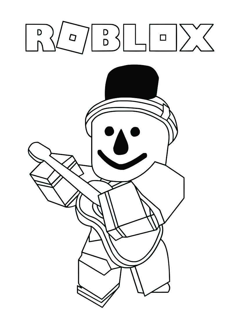 Printable Roblox coloring page number 56