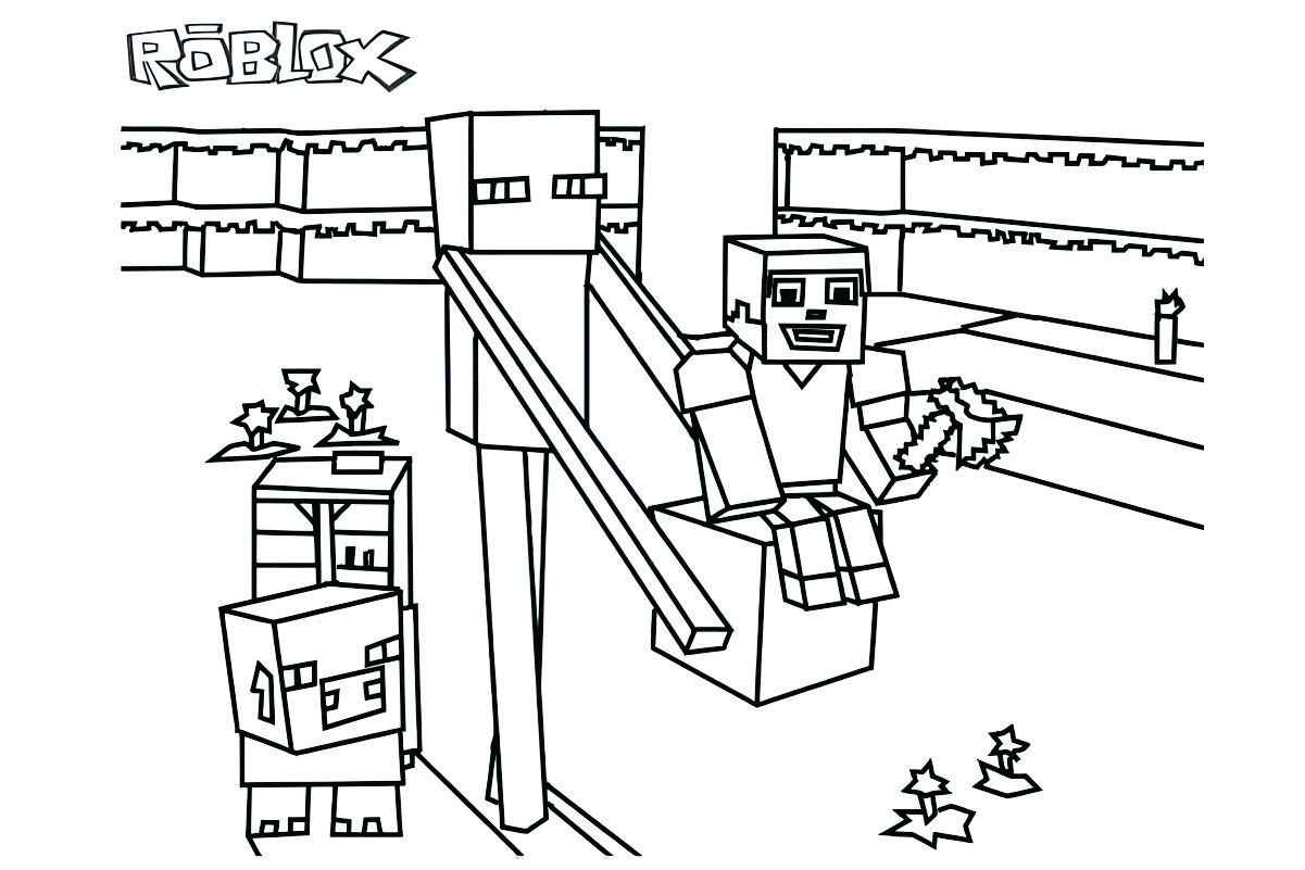 Printable Roblox coloring page number 79