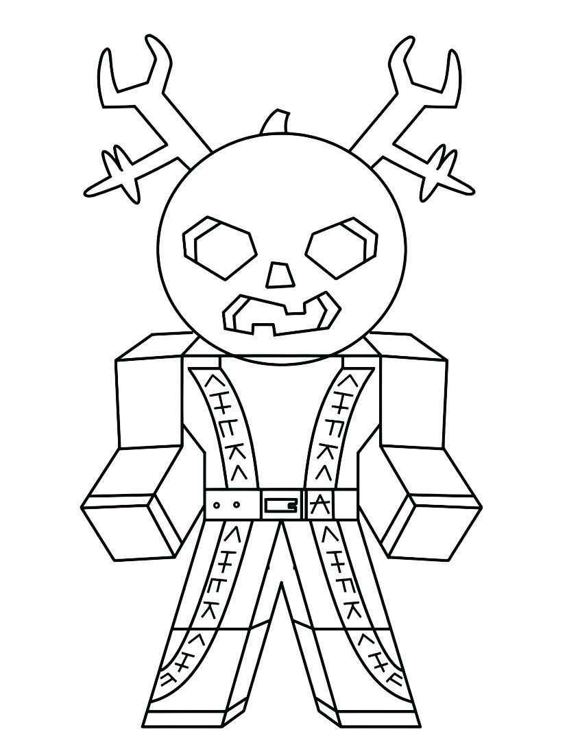 Printable Roblox coloring page number 83