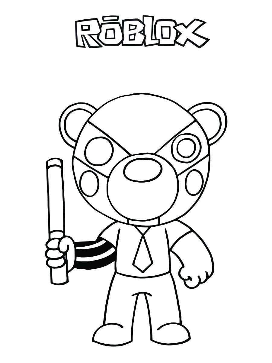 Printable Roblox coloring page number 86