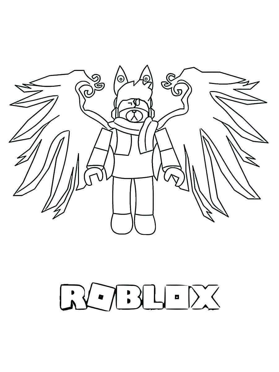 Printable Roblox coloring page number 87