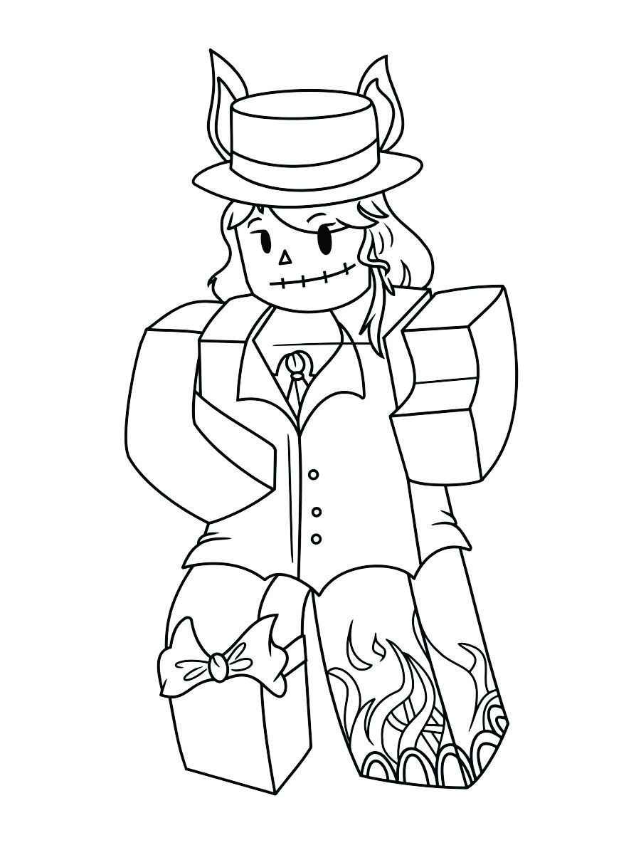 Printable Roblox coloring page number 92