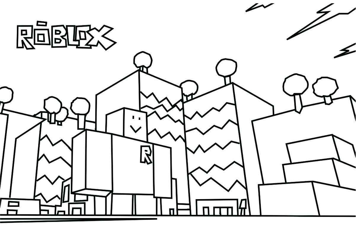 Printable Roblox coloring page number 78