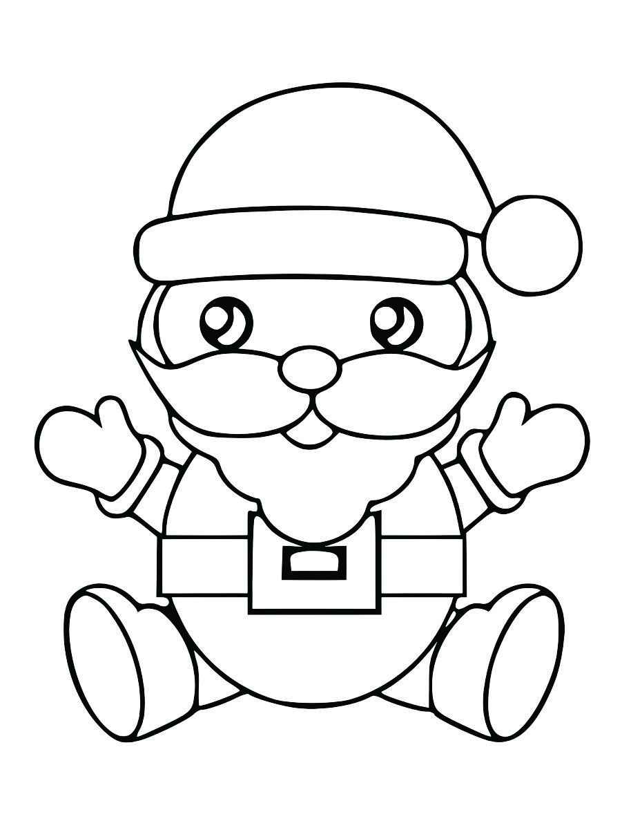 Santa Claus coloring page.