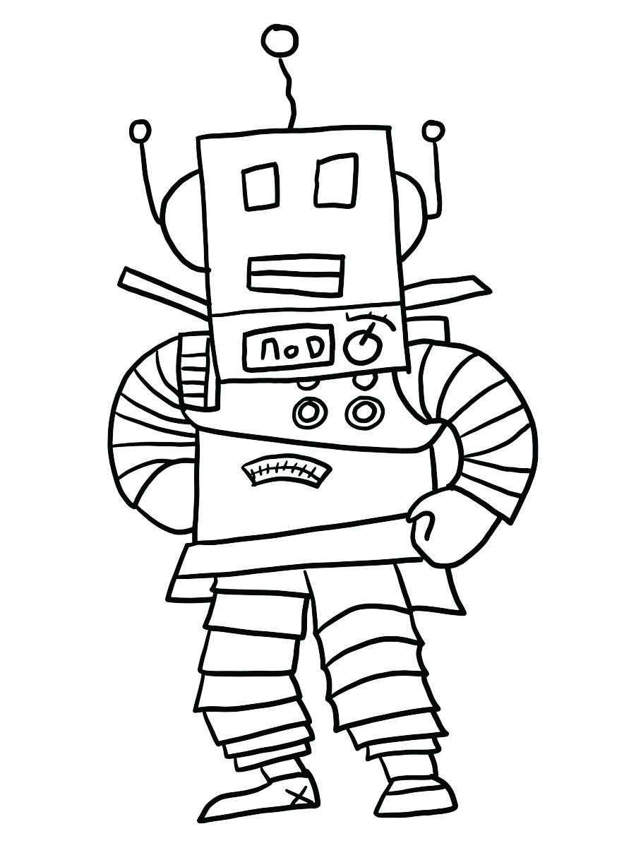 Roblox character coloring page