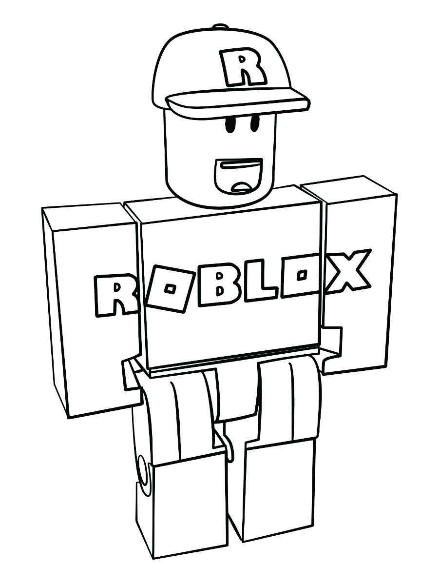 Roblox coloring page to print