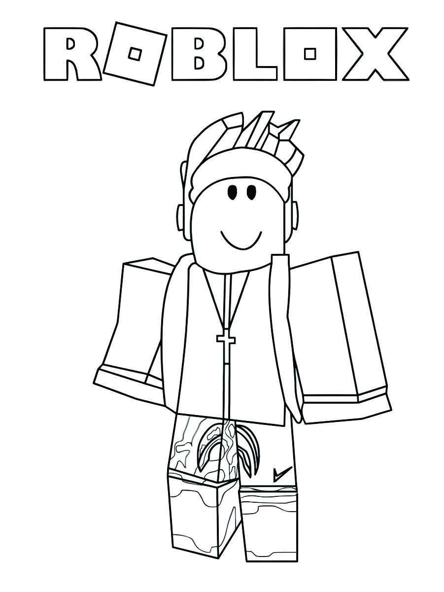 Roblox coloring page to print