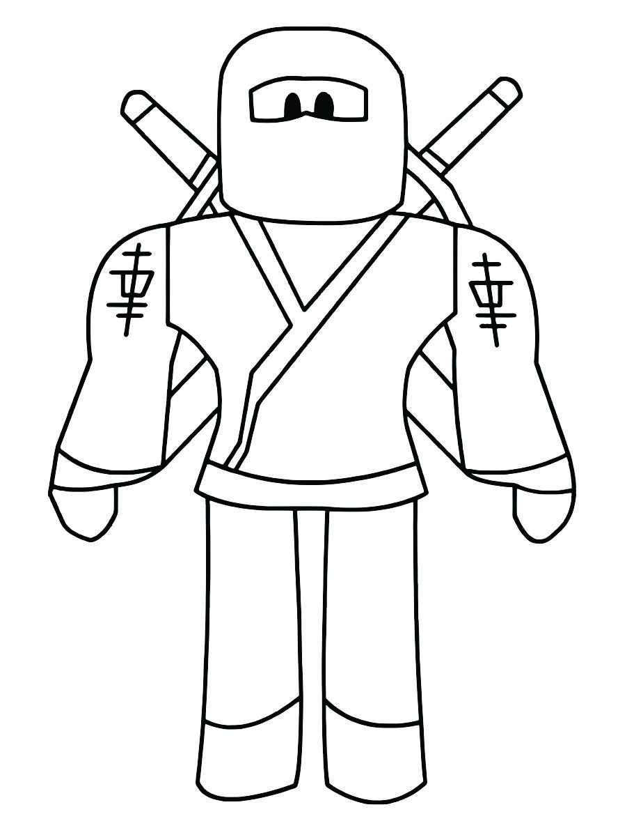 Roblox coloring page to print