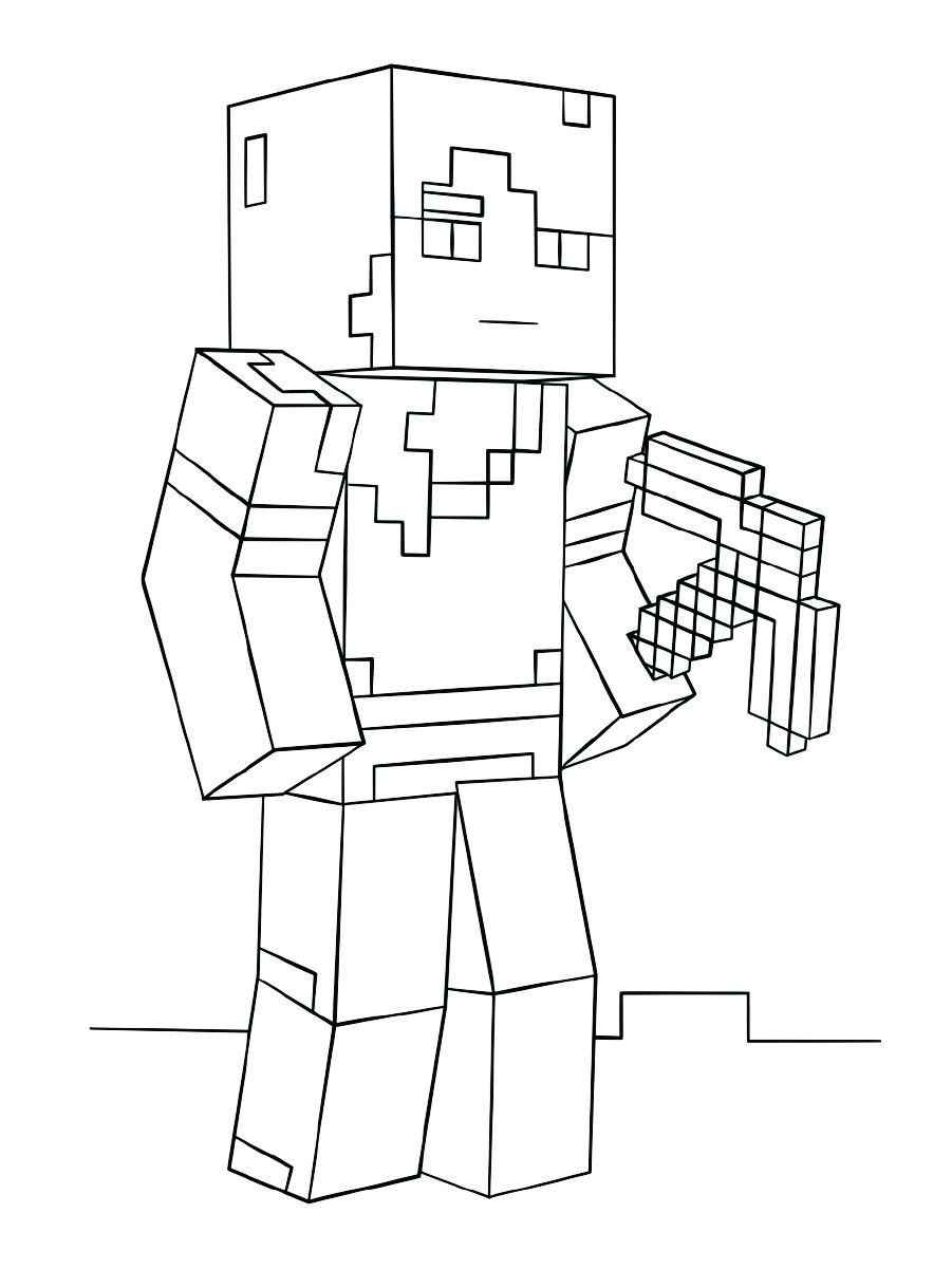 Roblox coloring page for kids