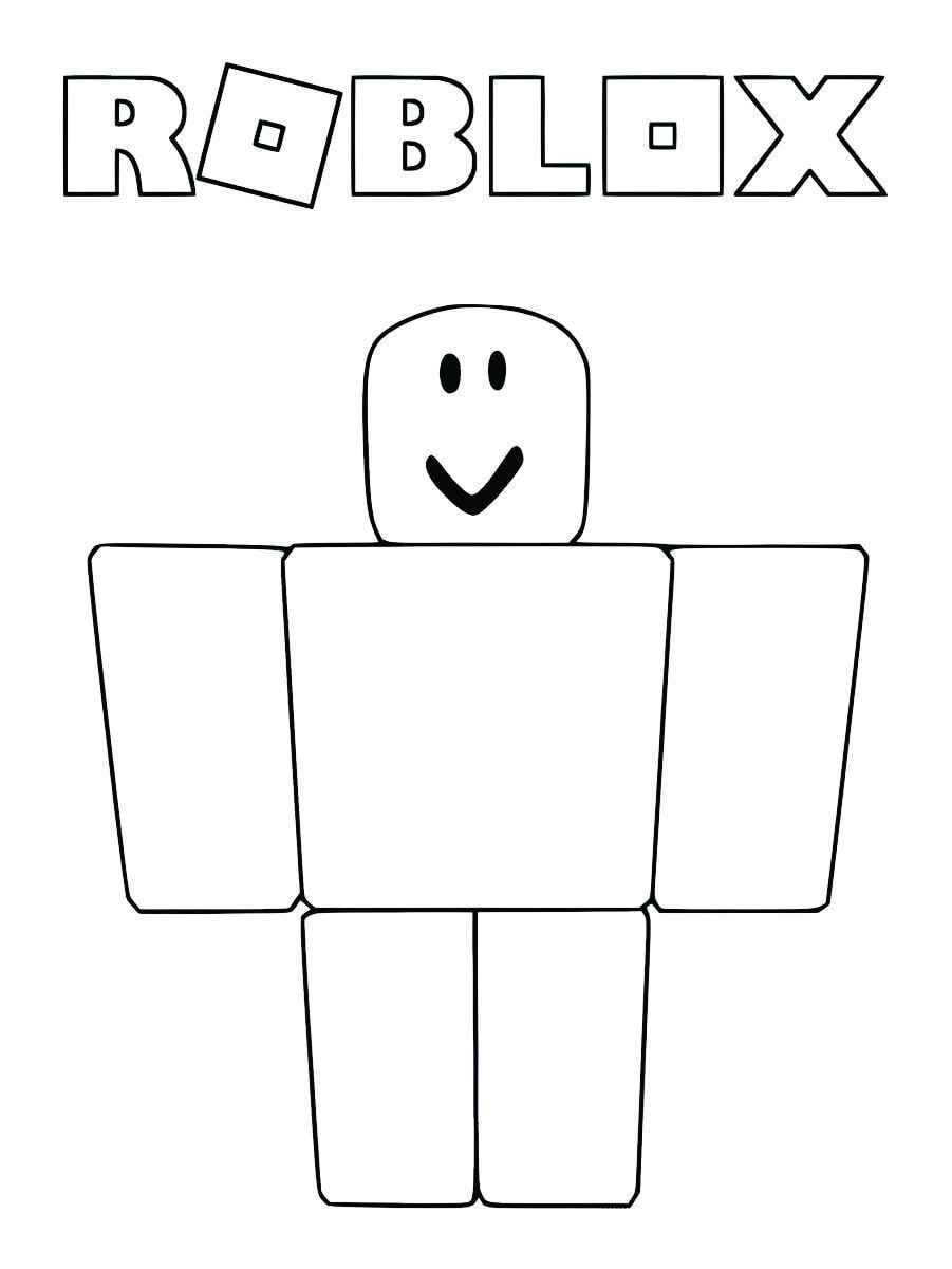 Roblox coloring page for kids