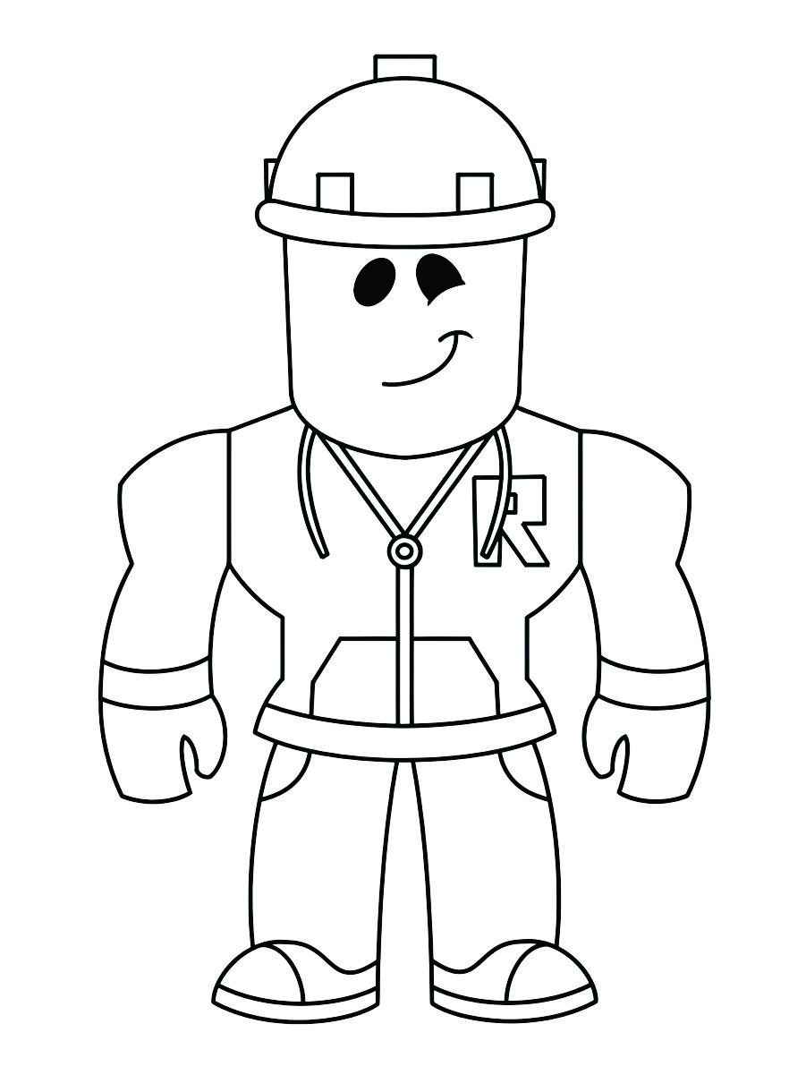 Roblox coloring page to print