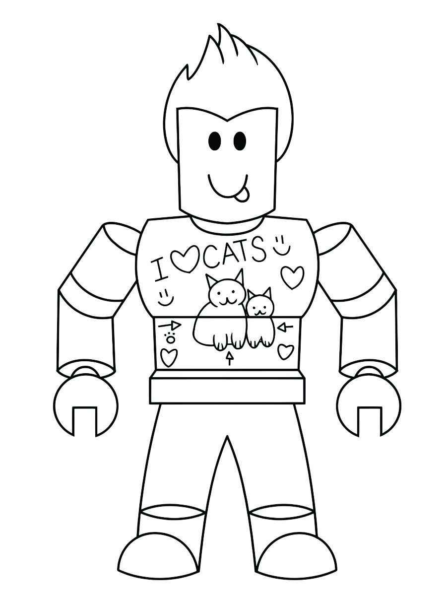 Roblox coloring page number 45