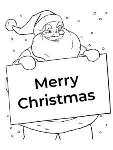 Santa Claus Coloring Page