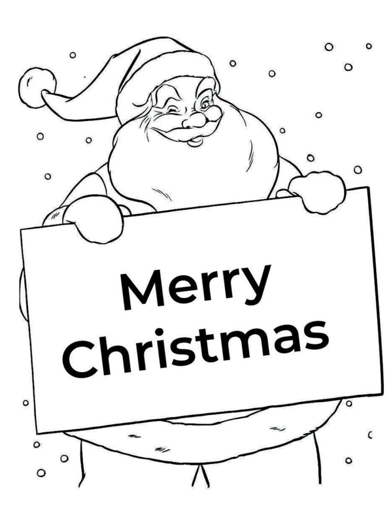 Santa Claus Coloring Page