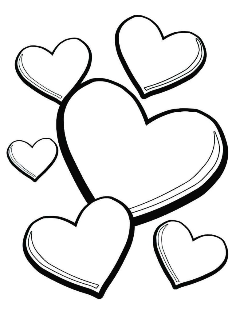 Heart Coloring Pages