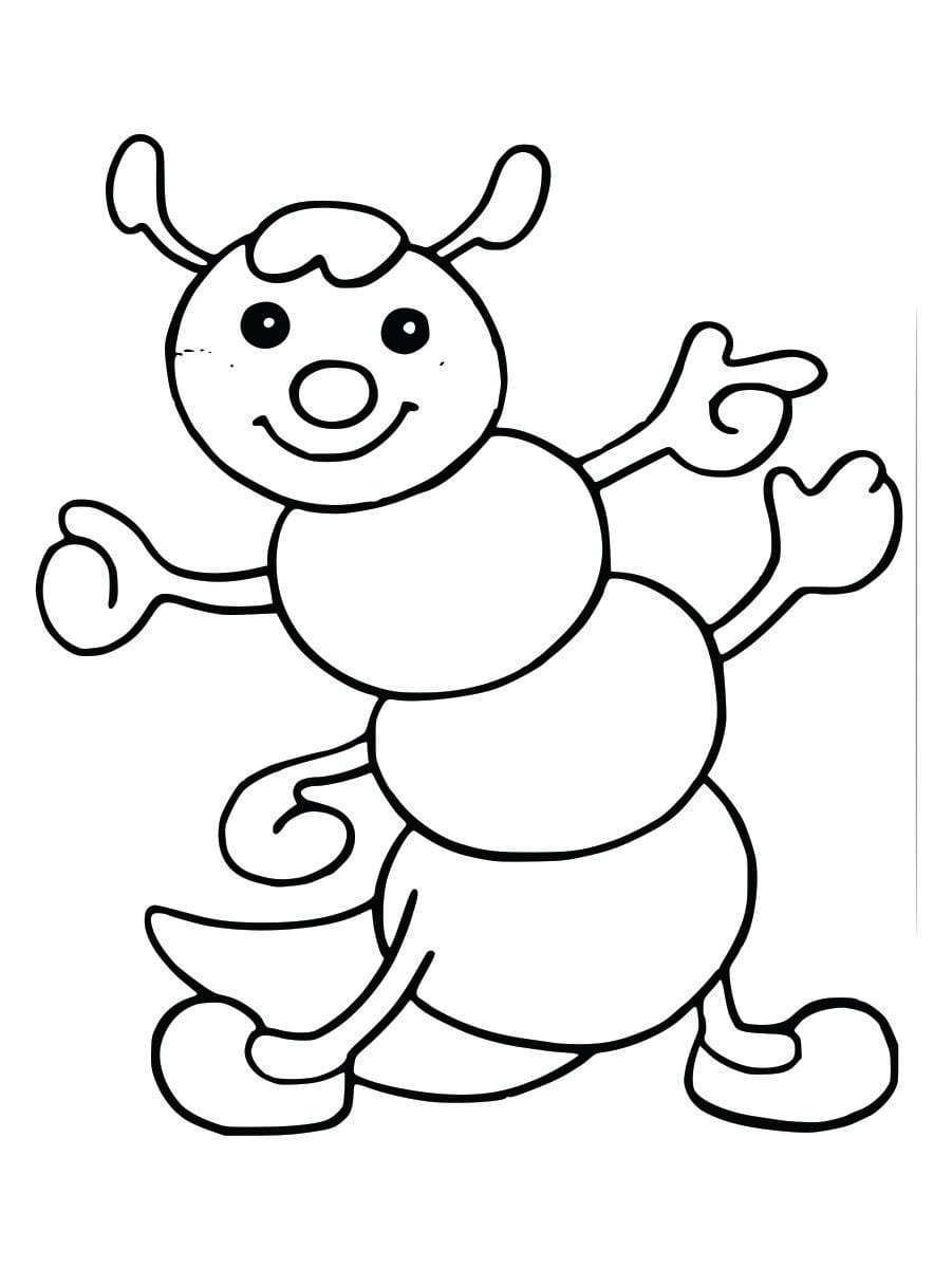 Simple coloring page