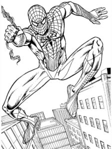 Spider-Man coloring page