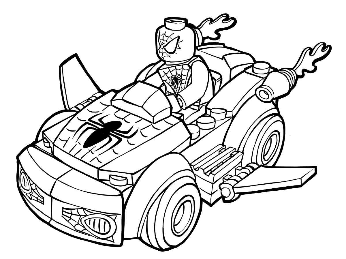 Roblox Spider-Man coloring page